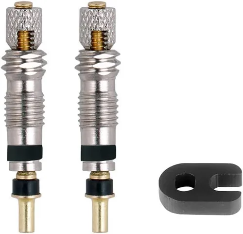 Vista 4 de SEADEAR 15 piezas de reparación de carrete de neumático de bicicleta de automóvil, kit adaptador de tapa de válvula, herramienta removedor de núcleo