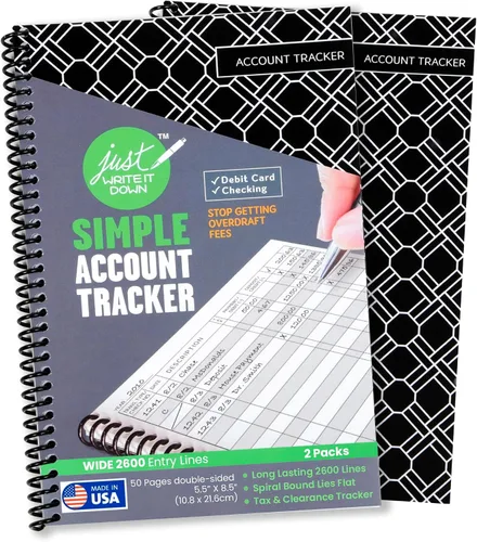 Vista 15 de The Superior Register Cuaderno para el registro de cheques y tarjetas de débito, sencillo cuaderno de control de cuentas y contabilidad financiera
