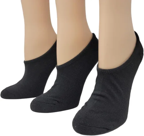 Vista 2 de Converse Calcetines invisibles para mujer, paquete de 3 unidades, medio cojín, ultra bajos, hechos para Chuck talla de zapato 6-10