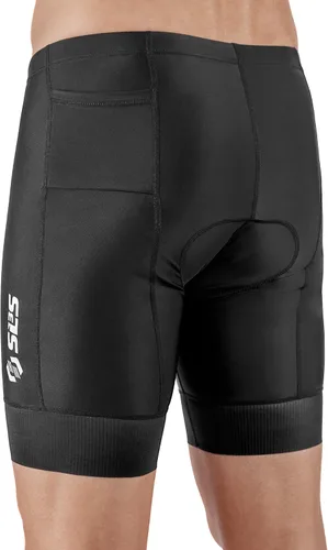 Vista 38 de SLS3 Pantalones cortos de triatlón para hombre – Tri Shorts para hombre – 2 bolsillos FRT – Diseñado por atletas para carreras