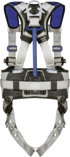 Vista 4 de 3M DBI-SALA ExoFit X100 Arnés de seguridad para distribución de peso, protección contra caídas, con cinturón corporal, acolchado de cadera