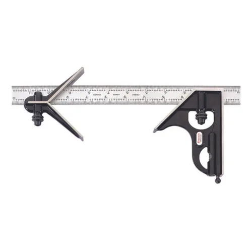 Vista 17 de Starrett Cuadrado combinado de acero con cabeza cuadrada, longitud de hoja