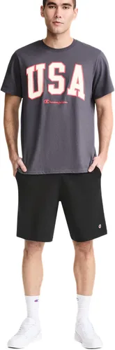 Vista 4 de Champion Men's Lounge Shorts, Standard Fit, 9 Inch Inseam, Lightweight 100% Cotton, Available in Regular and Big & Tall