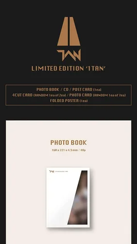 Vista 2 de TAN - LIMITED EDITION 1TAN (1st Mini Album) CD / K-pop Sealed