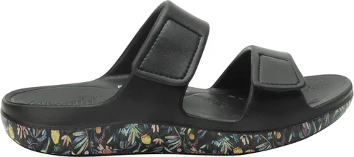 Vista 2 de Alegria Womens Orbyt Double Strap Lightweight Recovery Slide Comfort Sandal