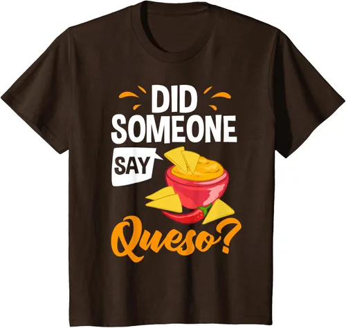 Vista 7 de Queso Dip Camiseta Chile con Queso Salsa Mexican Chips Chile con Queso, Negro