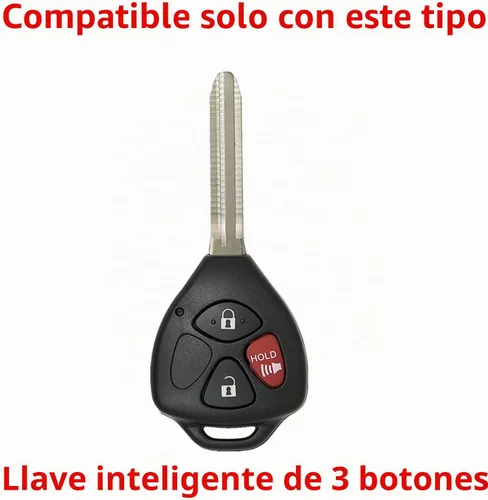 Vista 3 de Funda de Silicona para Control Remoto de Entrada sin Llave, Protector de Repuesto Compatible con Toyota 4Runner Corolla Matrix RAV4 Venza Yaris