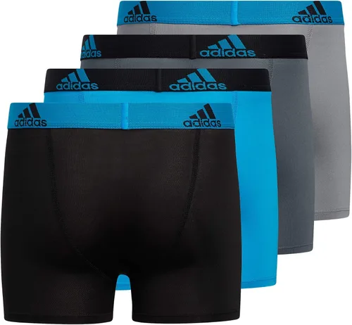 Vista 5 de adidas Calzoncillos tipo bóxer de rendimiento para niños paquete de 4