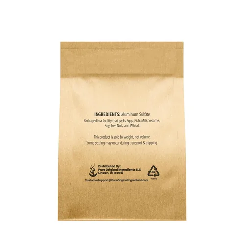 Vista 2 de Pure Original Ingredients Sulfato de aluminio (1 lb) de grado alimenticio, sin hierro, aditivo para suelos