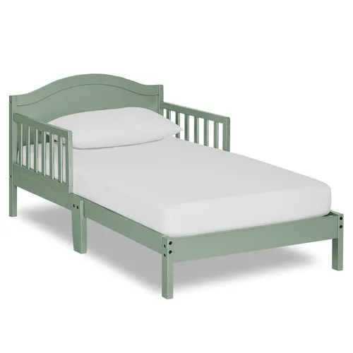 Vista 11 de Dream On Me Sydney - Cama para niños pequeños, color negro, con certificado Greenguard Gold y JPMA, diseño bajo, acabados no tóxicos, rieles