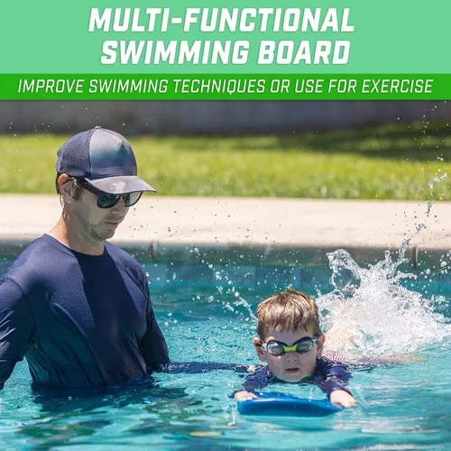 Vista 4 de GoSports Tabla de Natación para Entrenamiento de Natación - Elija Tamaño para Adultos o para Niños - Tabla de Ejercicios para Piscina X5
