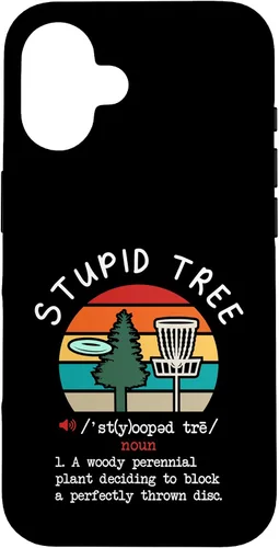 Vista 32 de Disc Golf Stupid Tree Funny Disc Golfing Lover Player Gift Case for iPhone 17