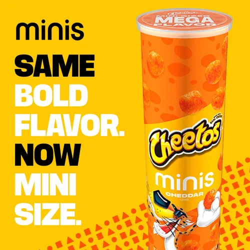 Vista 2 de Cheetos Minis Cheddar, 3.625 onzas