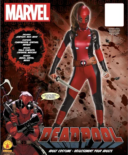 Vista 4 de Secret Wishes Marvel Deadpool Women's Costume