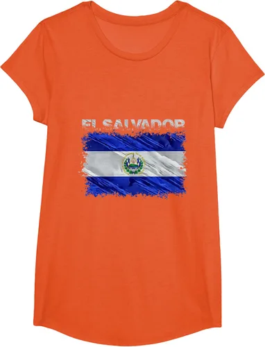 Vista 31 de Camiseta El Salvador, Negro