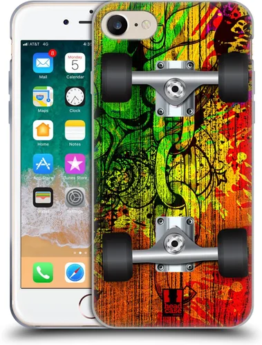 Vista 8 de Head Case Designs Flight Skateboards - Funda de gel suave compatible con Apple iPhone 7/8/SE 2020 y 2022