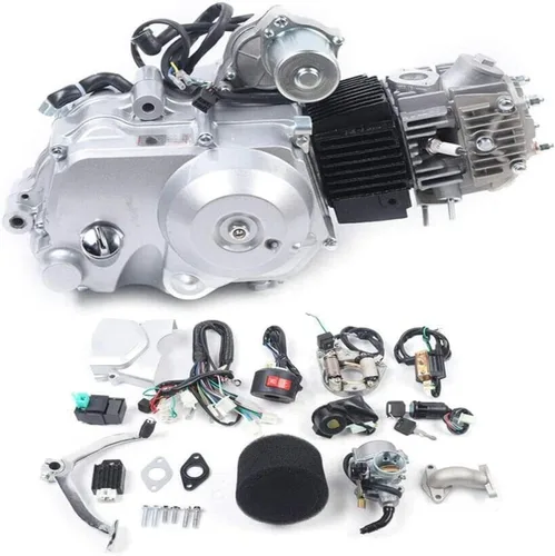 Vista 10 de Kit de motor de 110CC Pit Bike Motor ATV Quad Motor con arranque de patada y sistema de encendido CDI ATV Motor de motocross para Honda CRF50 CRF70