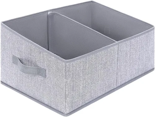 Vista 3 de Cabilock Colgador trapezoidal de alta capacidad bandeja no tejida contenedor cesta de bebé almacenamiento edredón organizador caja de tela no tejida