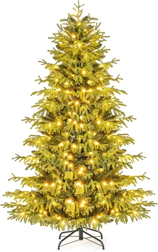 Vista 40 de GOFLAME Árbol de Navidad preiluminado de 7.5 pies con control remoto 3-Verde