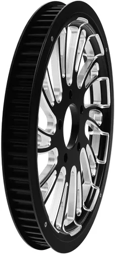 Vista 6 de TCMT Piñón de polea de correa de rueda trasera de 18 x 5.5 pulgadas, apto para Harley Touring CVO Road Glide Electra Glide Road Glide sin ABS