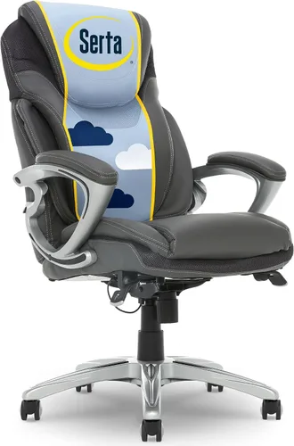 Vista 16 de Serta Bryce - Silla ejecutiva de oficina, sillas de escritorio para computadora ergonómicas con soporte lumbar AIR patentado, almohadas cómodas