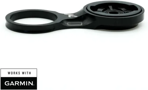 Vista 3 de K-Edge Soporte para computadora de bicicleta Stem Garmin Negro accesorios de ciclismo-electrónica