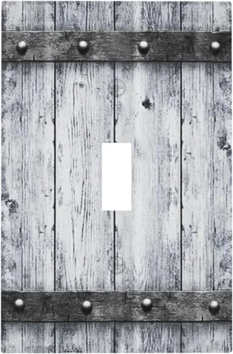 Vista 152 de Taupe Beige Marrón Gris Abstracto Arte 1-Banda Interruptor de Luz Doble de Recepción Placa de Pared Toma Cubiertas Eléctricas Decorativas Modernas