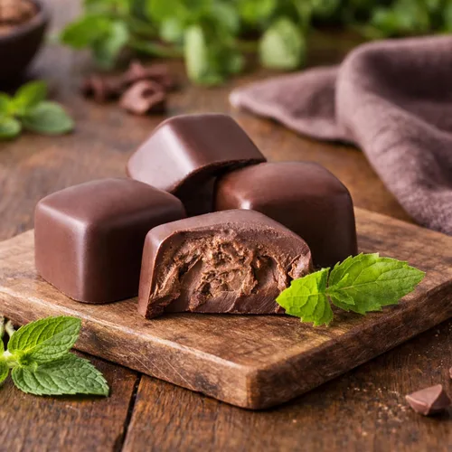 Vista 5 de Utah Truffles - Caramelo de trufa de chocolate con leche y menta, bolsas