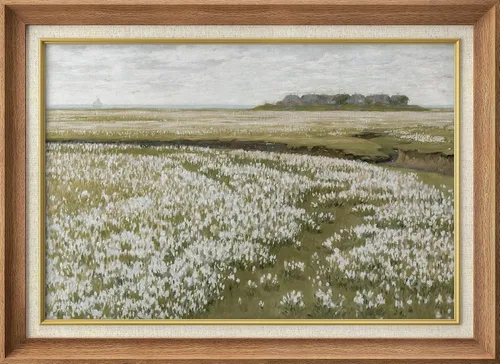 Vista 332 de MUDECOR Lienzo enmarcado prémium para pared, pinos nevados en bosque de invierno, ilustraciones modernas, arte contemporáneo, escénico, divertido