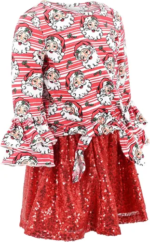 Vista 33 de Unique Baby Girls 2pc Skirt Set Outfit Long Sleeve Top with Skirt