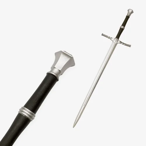 Vista 41 de Espada larga de caza de brujo de espuma medieval de 41 pulgadas para cosplay LARP disfraz Halloween