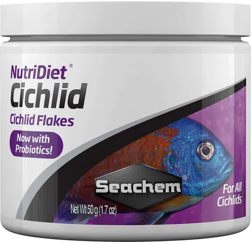 Vista 3 de Seachem NutriDiet - Copos de cíclidos con probióticos 100 g / 3.5 oz