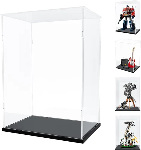 Vista 43 de Choowin Vitrina de acrílico para casco de Lego Star Wars para casco de Lego Capitán Rex, vitrinas de acrílico transparente grueso