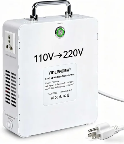 Vista 8 de 1500W 110/120V a 220/240V Convertidor de voltaje Paso Arriba Transformador