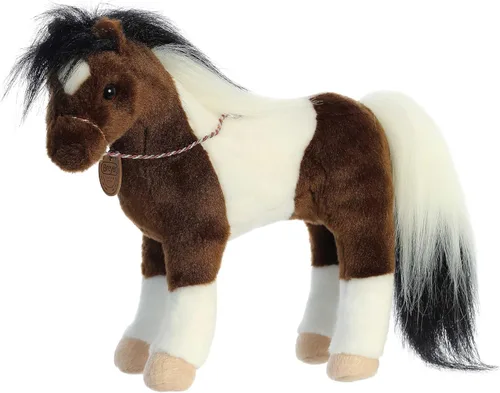 Vista 6 de Aurora Exquisito animal de peluche Breyer Showstoppers Paint Horse - Detalles realistas para juegos imaginativos - Perfecto para niños, adultos