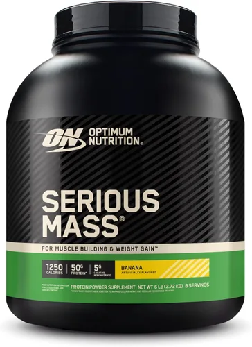 Vista 9 de Proteína para ganar peso Serious Mass Gainer de Optimum Nutrition, 1054620, Banana, 1, 1