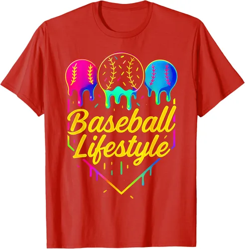 Vista 83 de Baseball Life Style 101 - Camiseta de béisbol para jóvenes