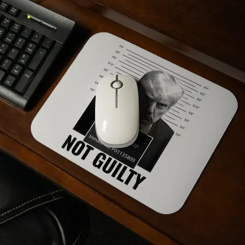 Vista 2 de Trump Mugshot - Alfombrilla de mouse delgada de perfil bajo para mouse