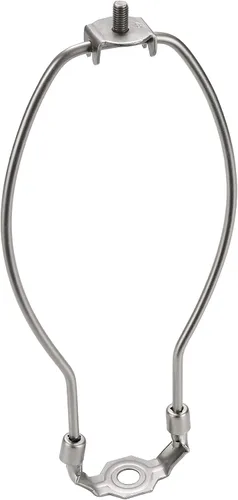 Vista 32 de Aspen Creative 20005-16, arpa de lámpara de 7 pulgadas con silla de montar en acabado de latón pulido, paquete de 6