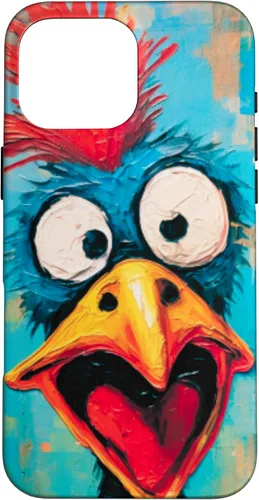 Vista 19 de Funda para iPhone 17 con diseño de gallo de dibujos animados de gallo de dibujos animados de gallo