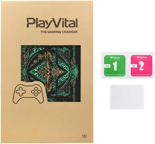 Vista 6 de PlayVital Juego completo de calcomanías protectoras para Steam Deck LCD, pegatinas personalizadas Cubierta de vinilo para Steam Deck OLED - Totem of
