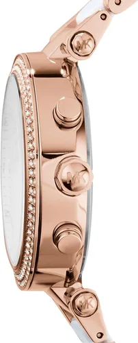 Vista 2 de Michael Kors - Reloj Parker de acero inoxidable con detalles de diamantes