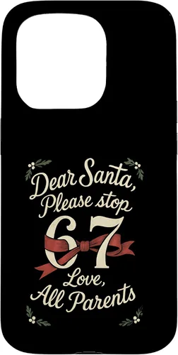 Vista 14 de Dear Santa 67 Funny Christmas Six Seven 6-7 Parents Case for iPhone XR