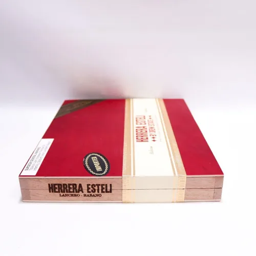 Vista 6 de Herrera Esteli Lancero Habano - Caja vacía de madera para cigarros (10 x 8 x 1.25 pulgadas)