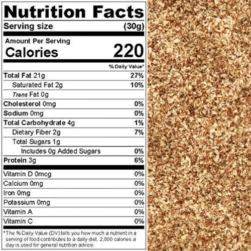 Vista 5 de Nuez, harina cruda "sabrosa y deliciosa", conveniente, saludable, gran sabor, apta para dieta cetogénica, dietética, finamente molida, vegana