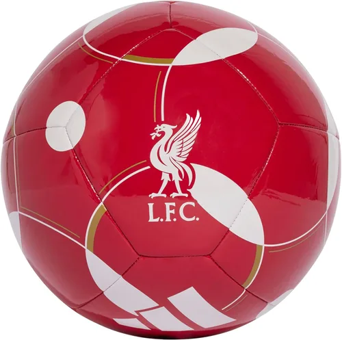 Vista 2 de adidas Balón de fútbol unisex del Liverpool FC Home Club para adultos, rojo fresa/blanco/dorado intenso, 5
