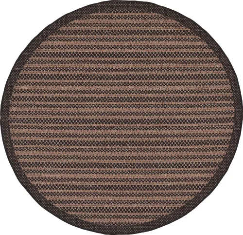 Vista 14 de Unique Loom - Tapete para exteriores de la colección Border, cuadriculado (2.2 pies x 3.1 pies, rectangular, color marrón/negro)