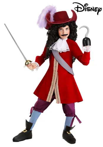 Vista 6 de Disfraz Deluxe Disney Capitán Garfio para Niños Multicolor