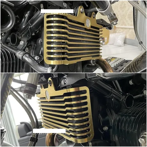 Vista 4 de Radiator Grille Guard for B&MW R9T R Nine T 2021- Radiator Grille Cover Protection Water Oil Radiator Grill Guard RnineT RNINET Scrambler Urban Pure
