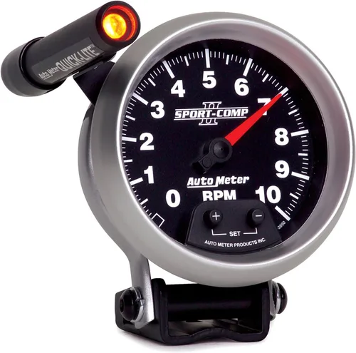 Vista 6 de AUTO METER Tacómetro 3690 Sport-Comp II de 3.750 pulgadas.